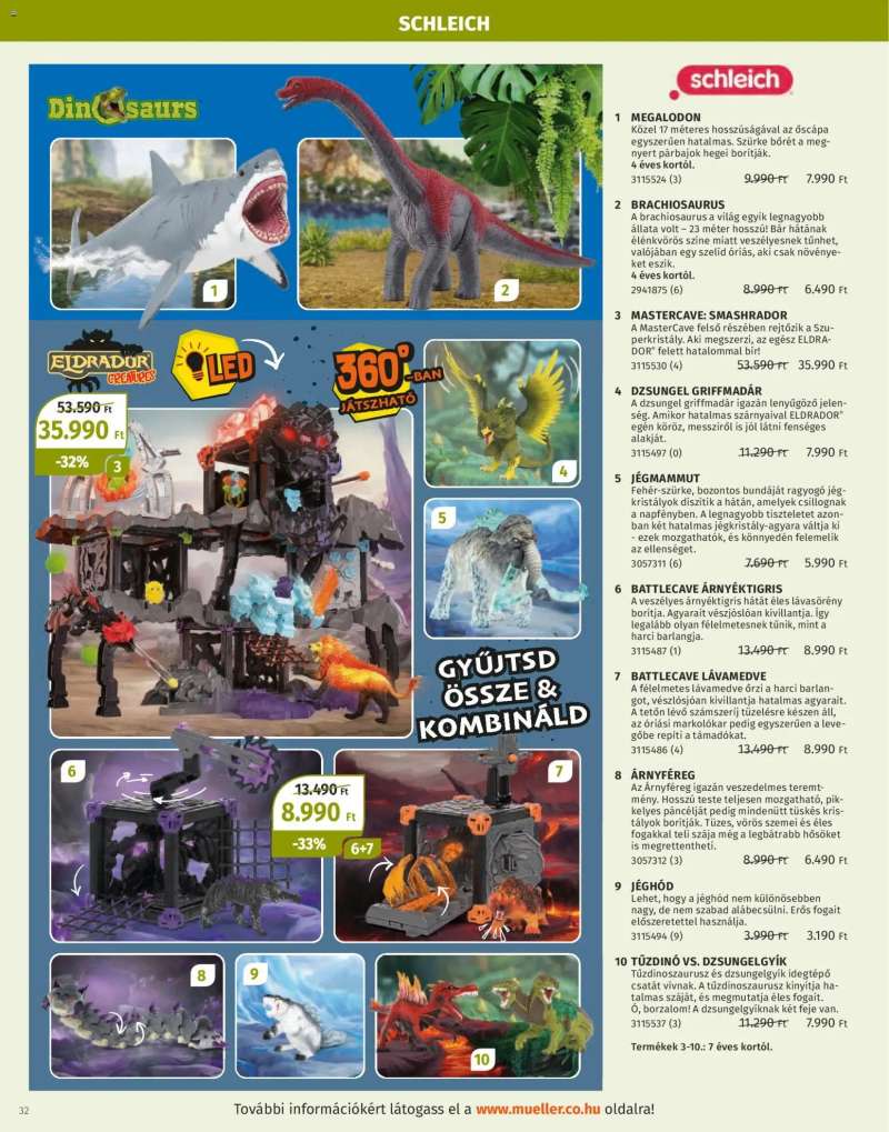 Müller Játékkatalógus 2025 32 oldal