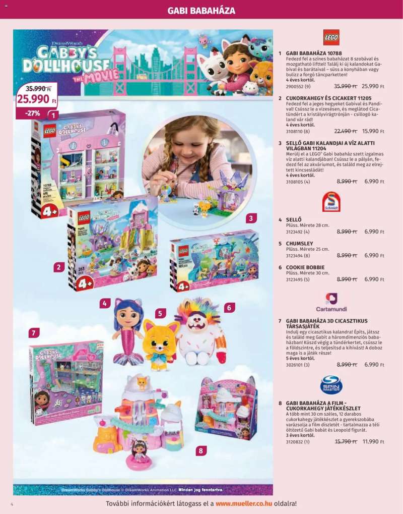 Müller Játékkatalógus 2025 4 oldal