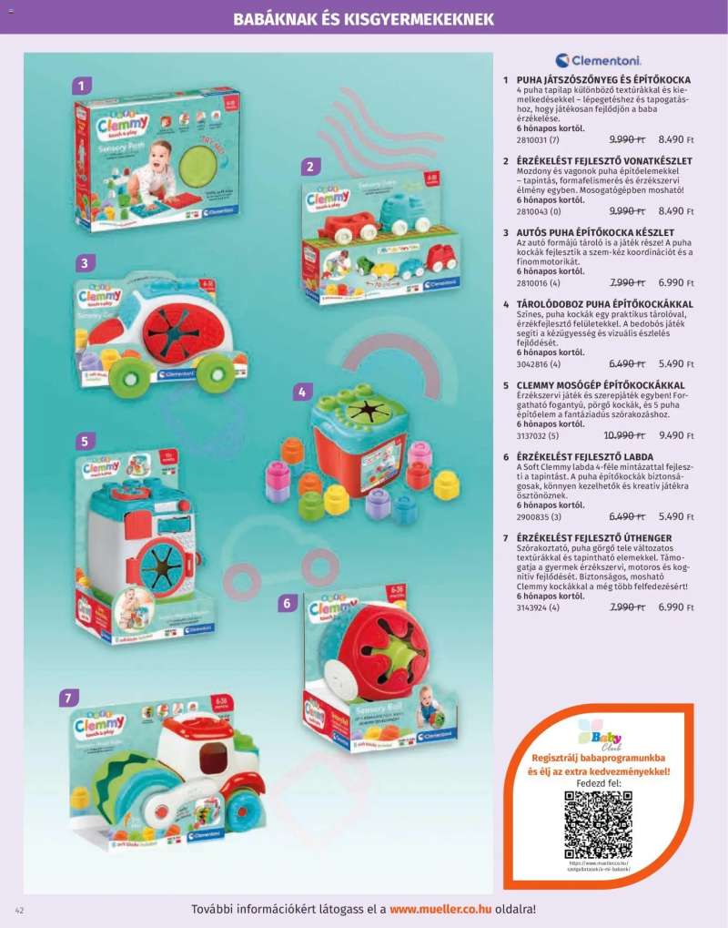 Müller Játékkatalógus 2025 42 oldal