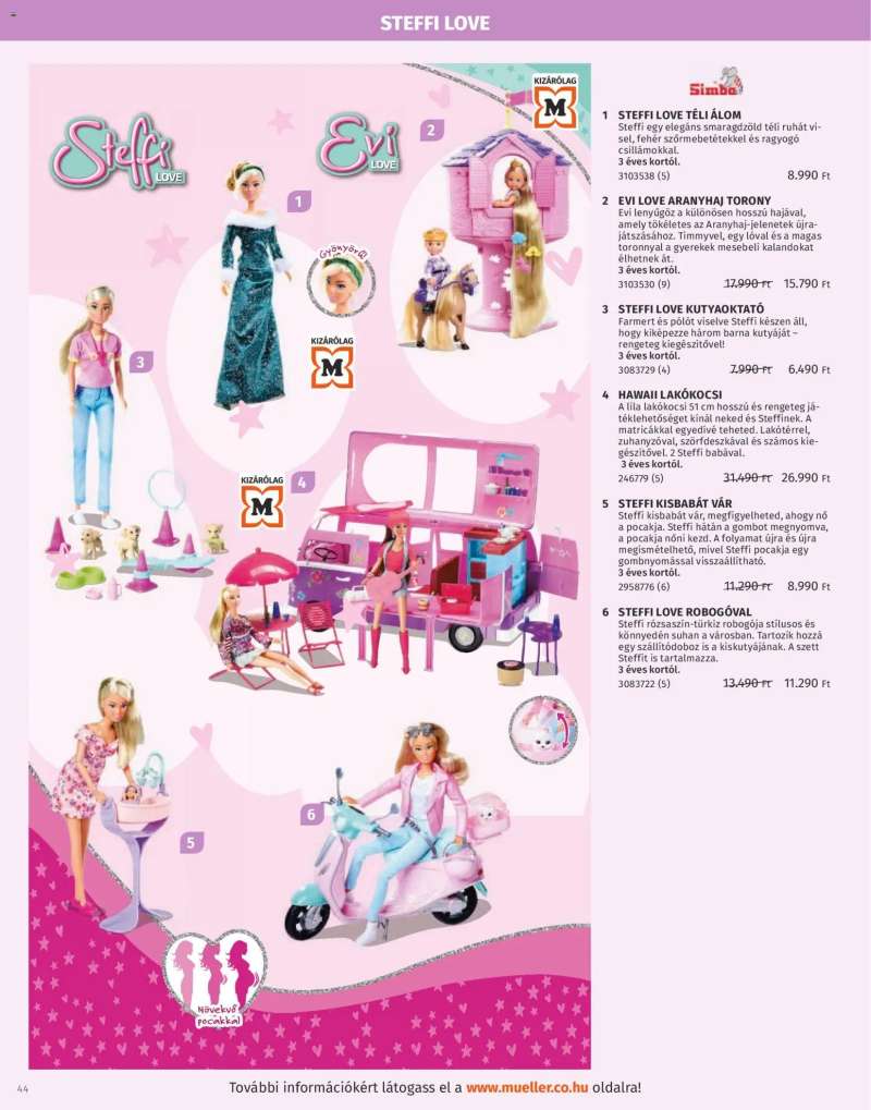 Müller Játékkatalógus 2025 44 oldal