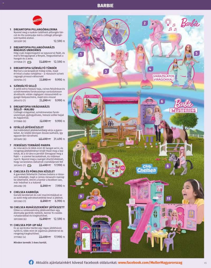 Müller Játékkatalógus 2025 45 oldal