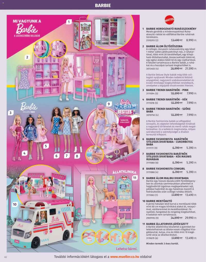Müller Játékkatalógus 2025 46 oldal