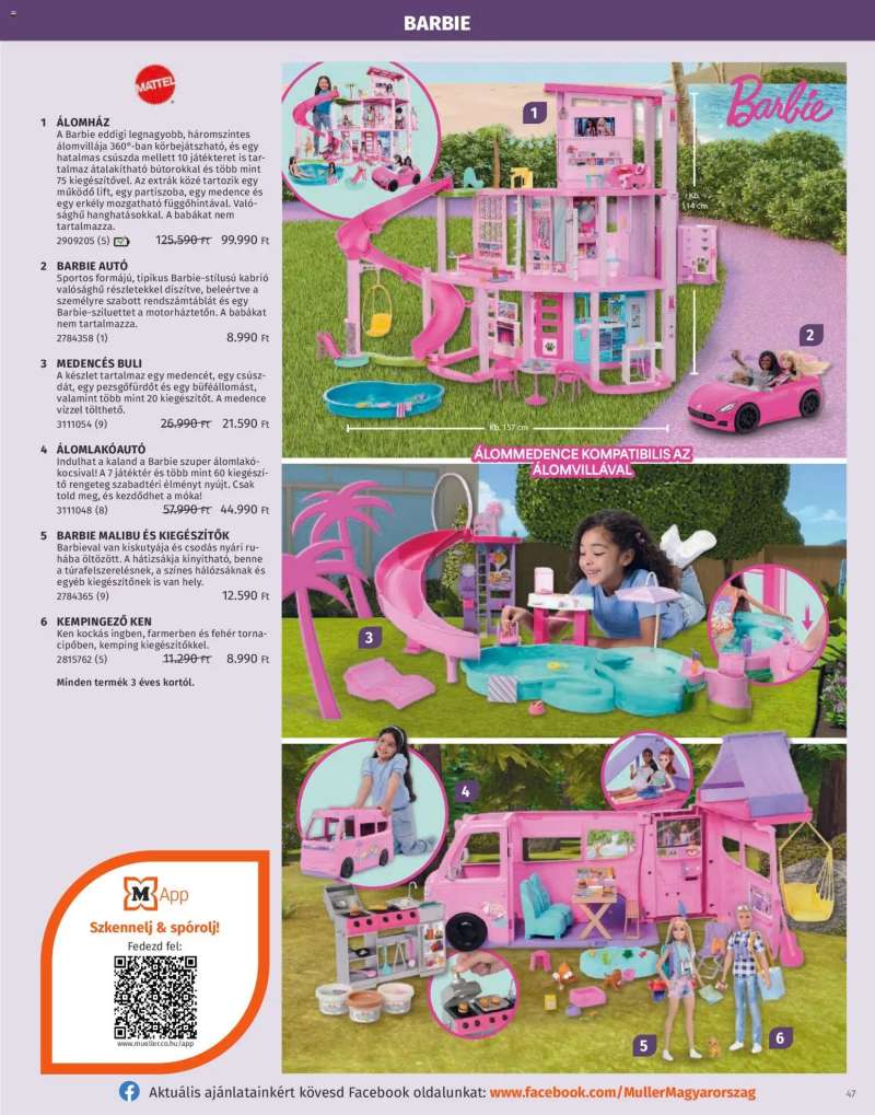 Müller Játékkatalógus 2025 47 oldal