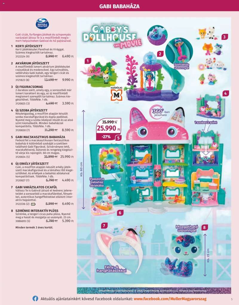 Müller Játékkatalógus 2025 5 oldal