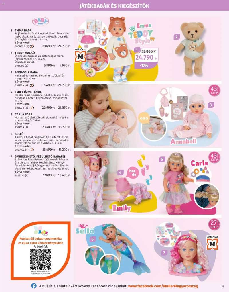 Müller Játékkatalógus 2025 51 oldal