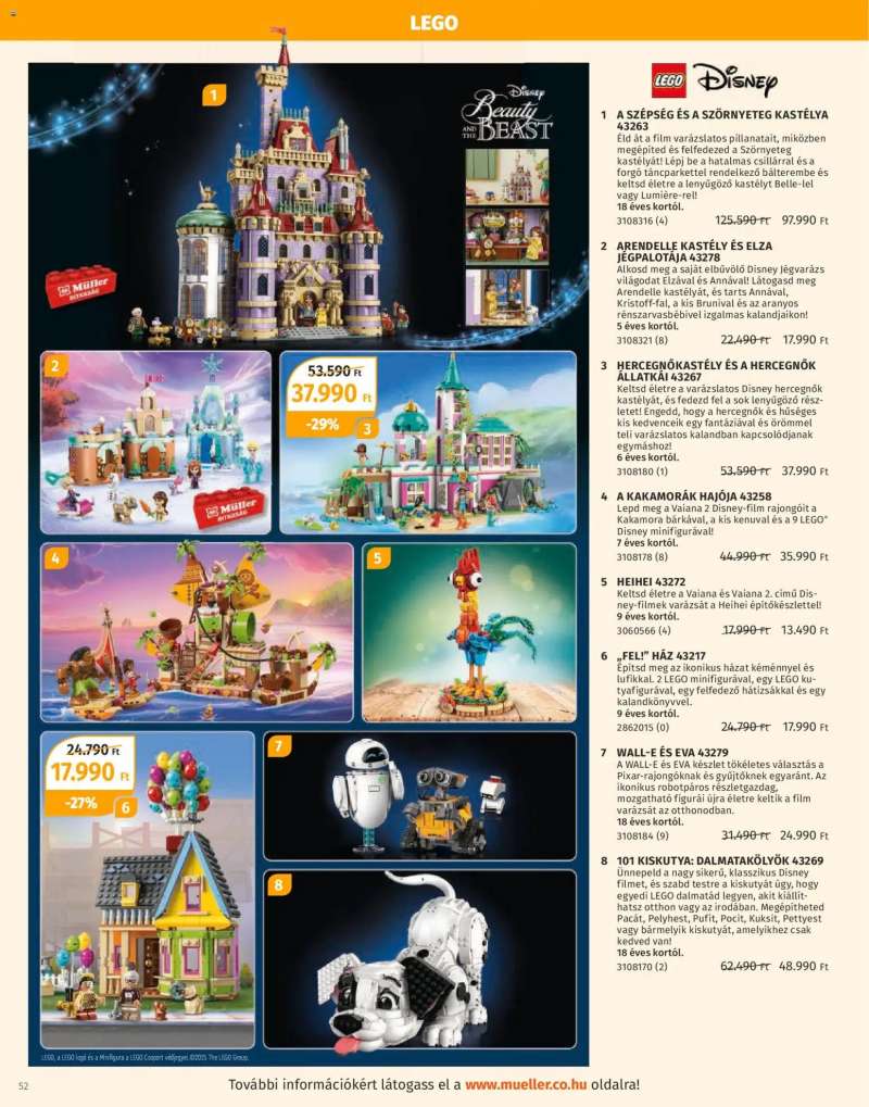 Müller Játékkatalógus 2025 52 oldal