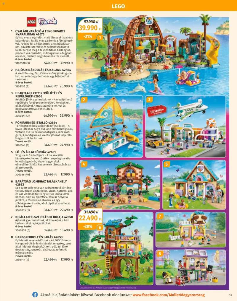 Müller Játékkatalógus 2025 53 oldal