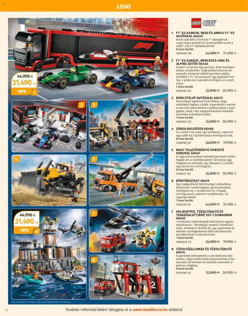 Müller Játékkatalógus 2025 54 oldal
