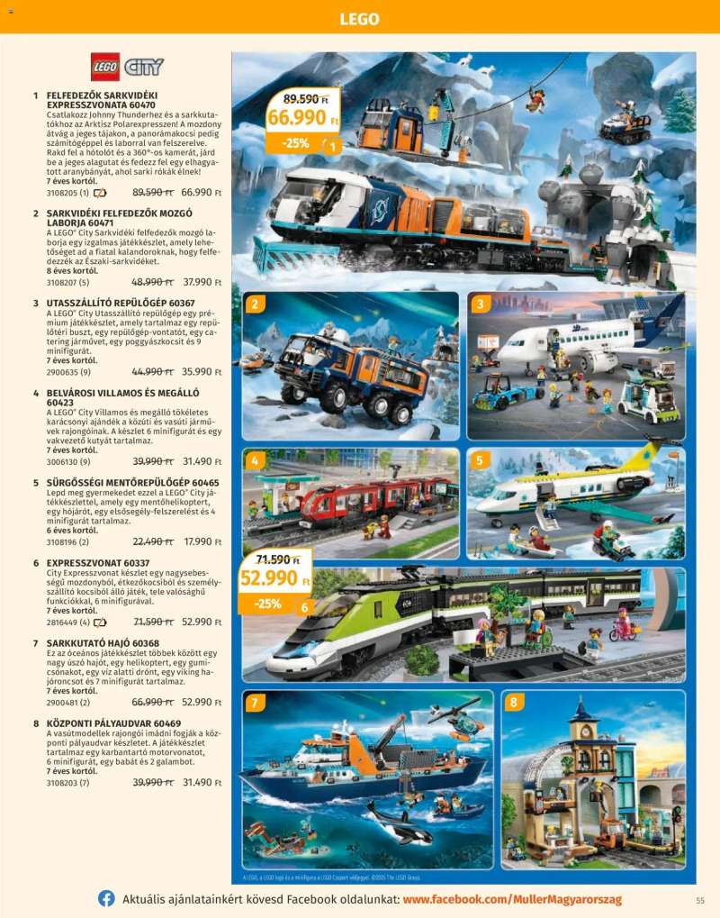 Müller Játékkatalógus 2025 55 oldal