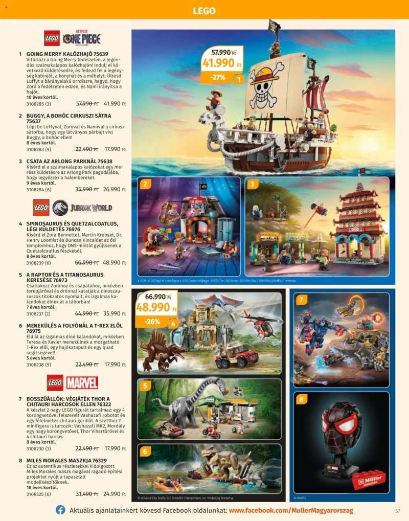 Müller Játékkatalógus 2025 57 oldal