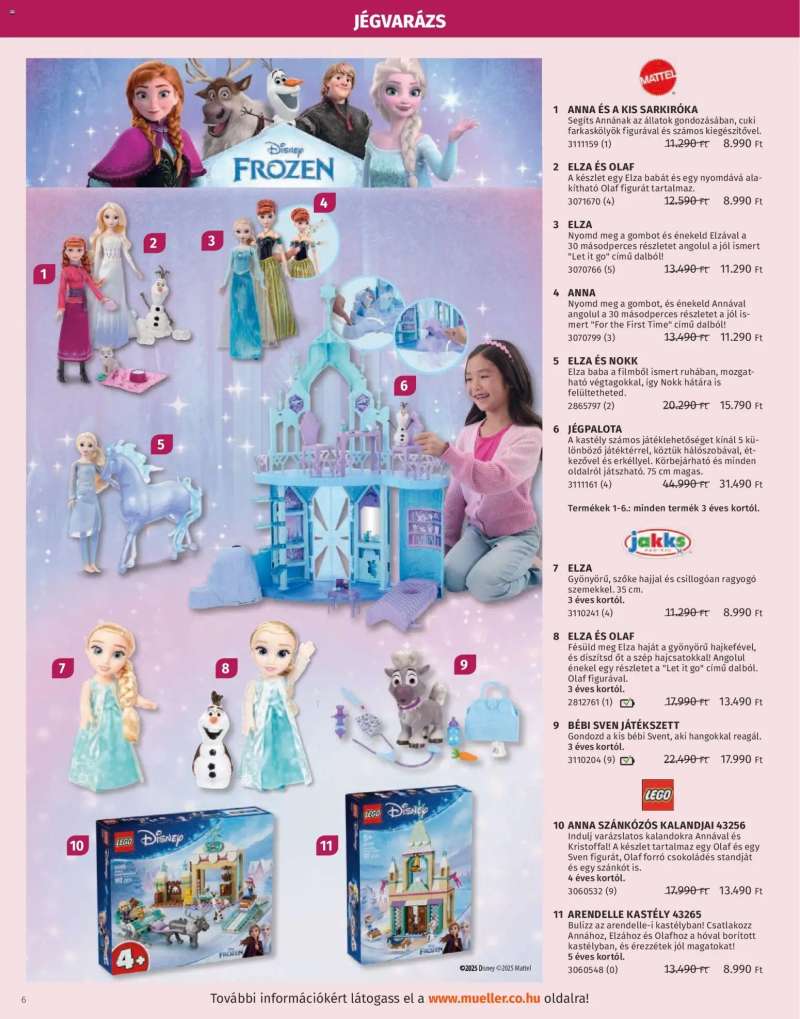 Müller Játékkatalógus 2025 6 oldal