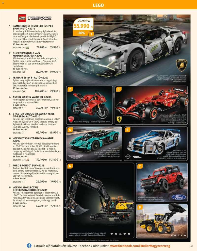 Müller Játékkatalógus 2025 63 oldal