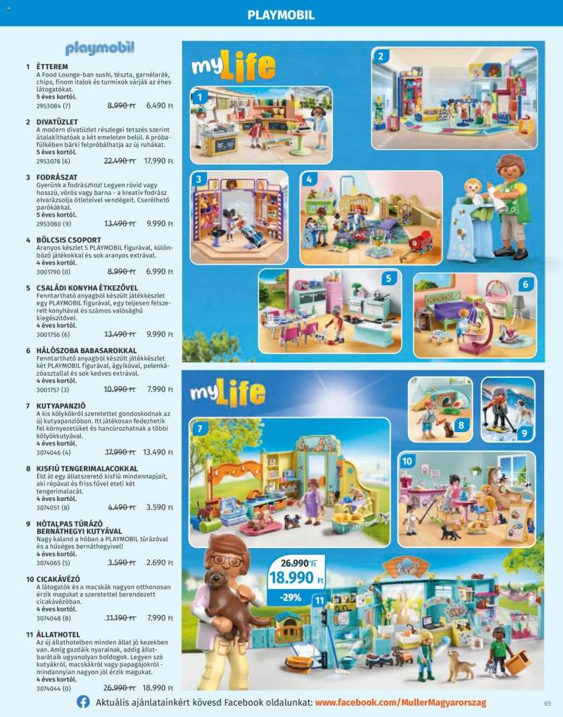 Müller Játékkatalógus 2025 65 oldal