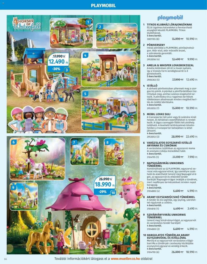 Müller Játékkatalógus 2025 66 oldal