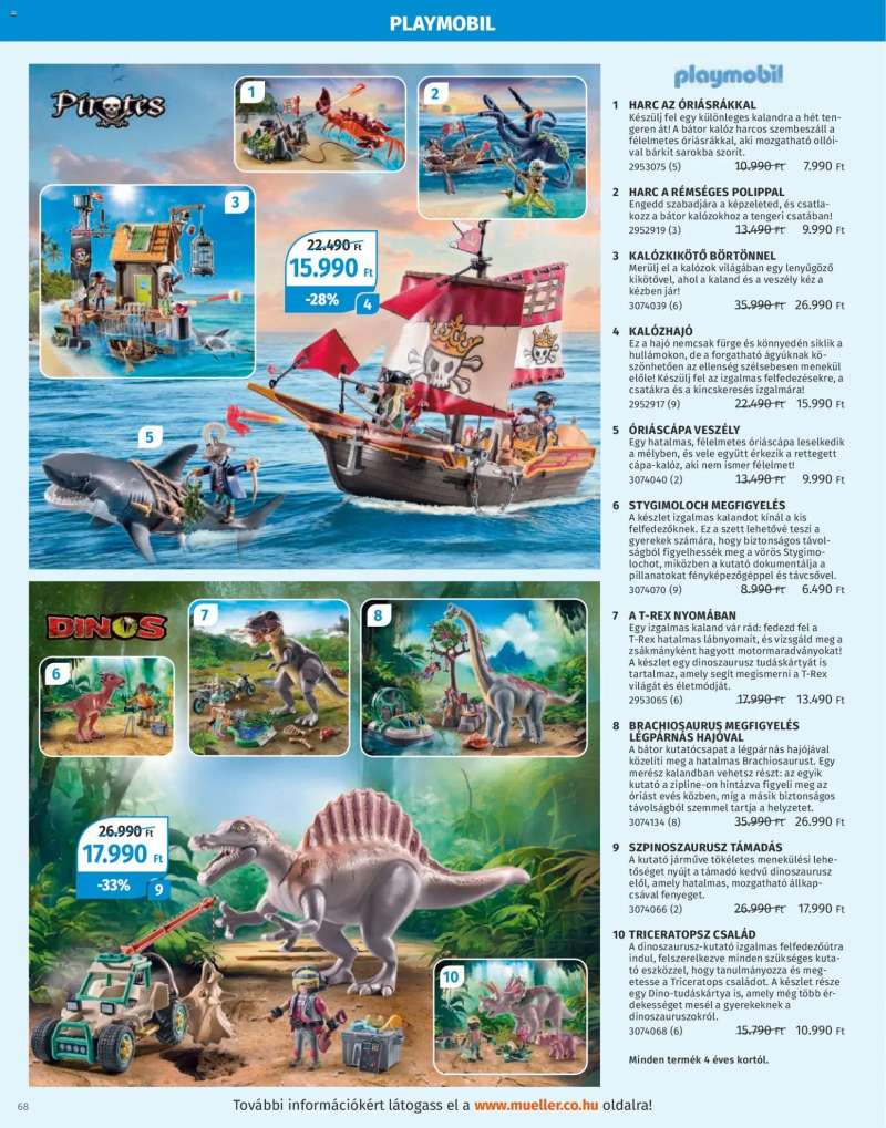 Müller Játékkatalógus 2025 68 oldal