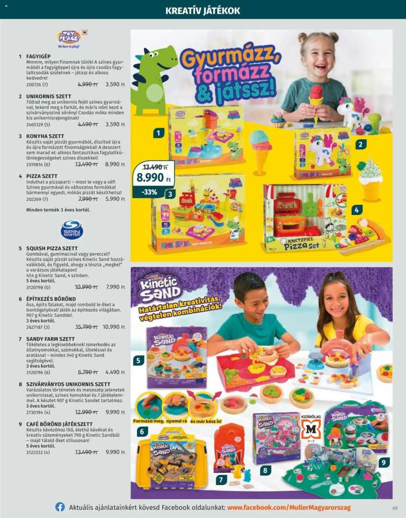 Müller Játékkatalógus 2025 69 oldal