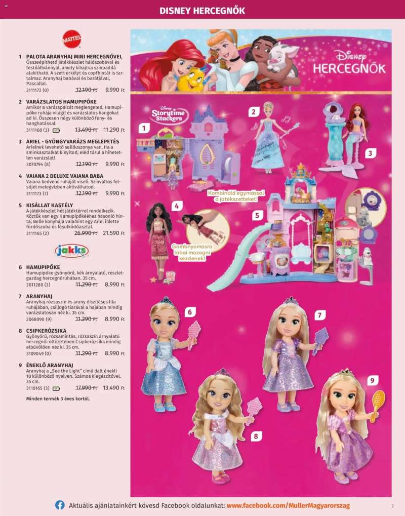 Müller Játékkatalógus 2025 7 oldal