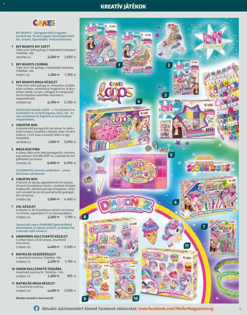 Müller Játékkatalógus 2025 75 oldal