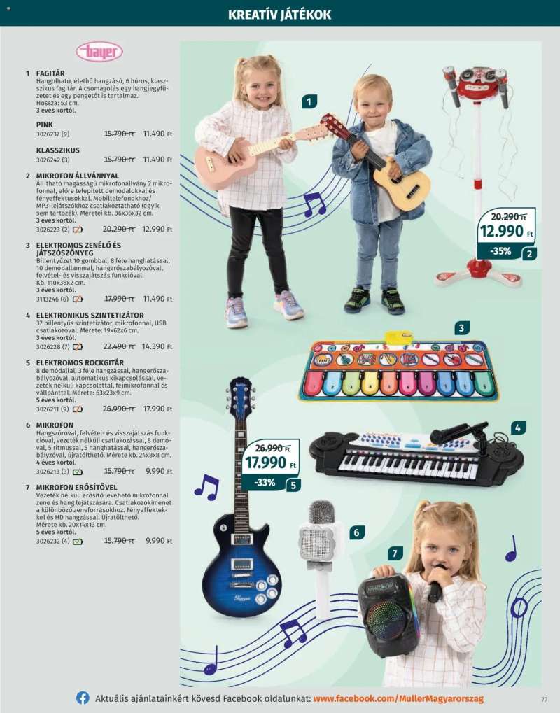 Müller Játékkatalógus 2025 77 oldal