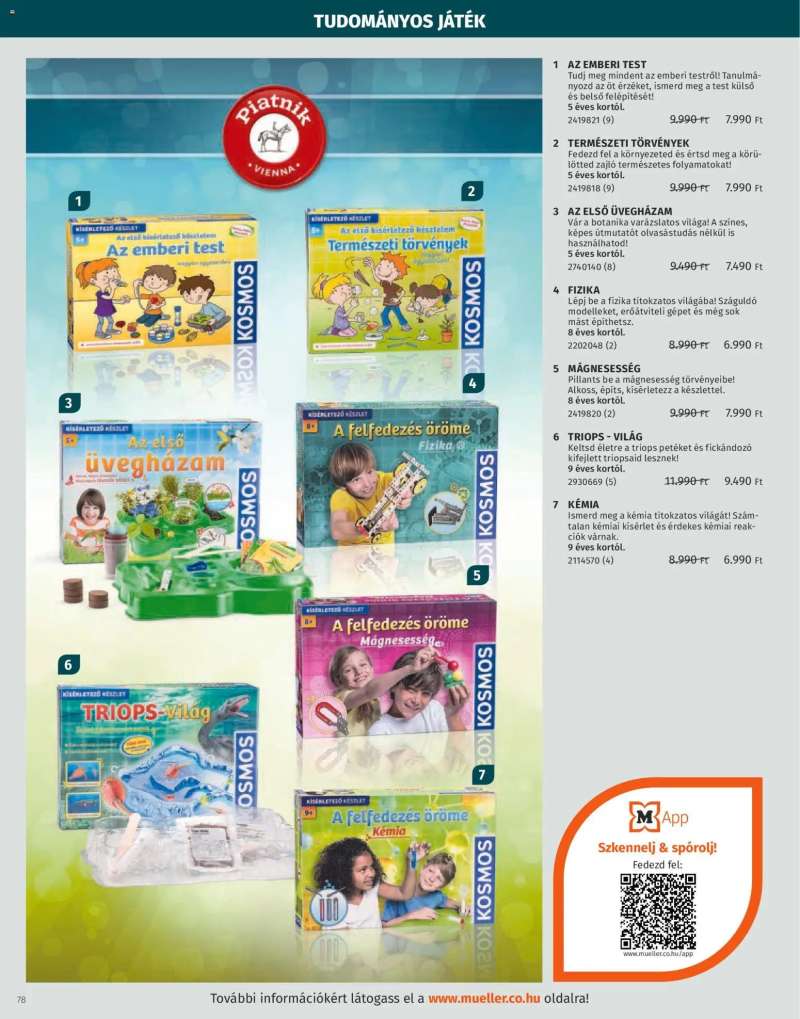 Müller Játékkatalógus 2025 78 oldal