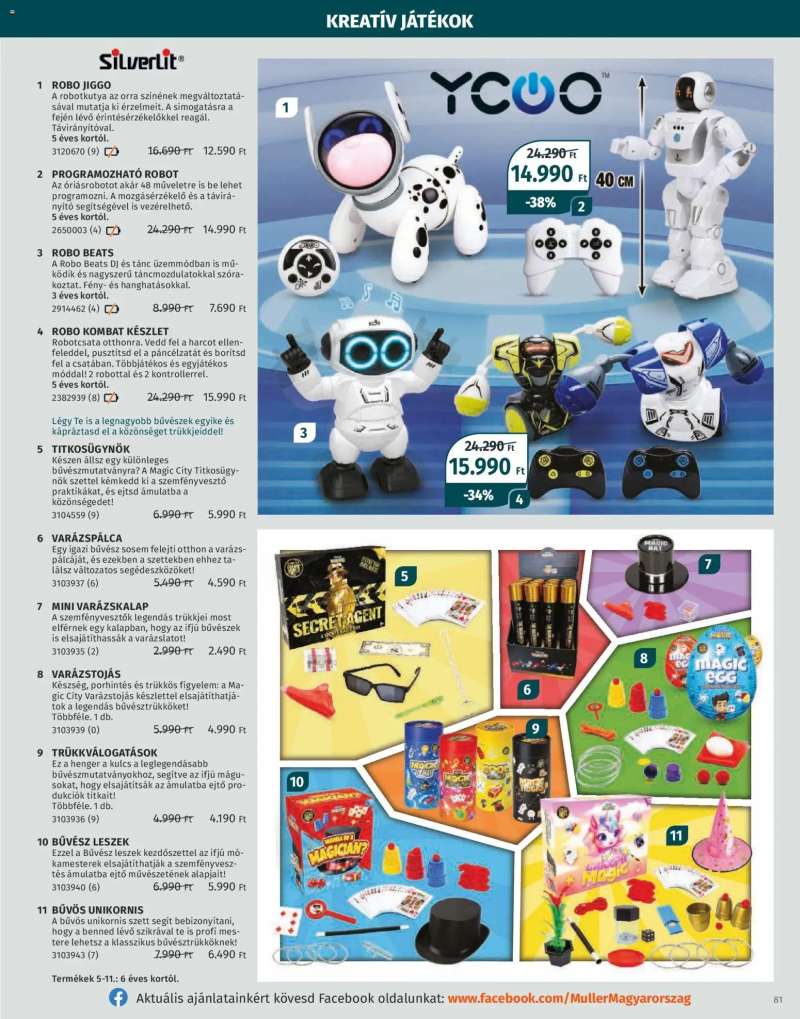 Müller Játékkatalógus 2025 81 oldal