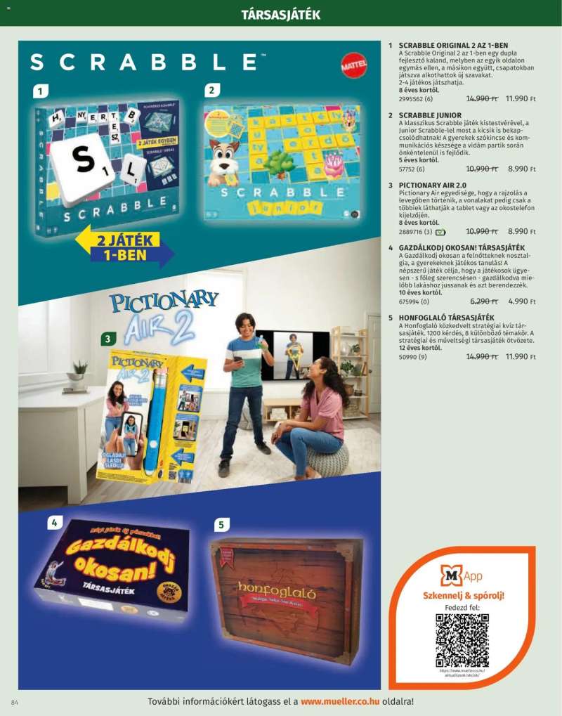 Müller Játékkatalógus 2025 84 oldal