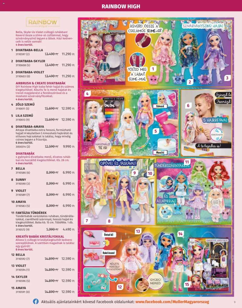 Müller Játékkatalógus 2025 9 oldal