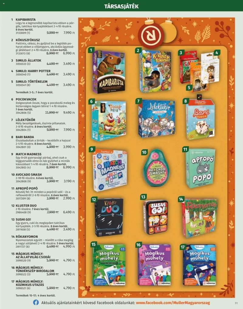 Müller Játékkatalógus 2025 91 oldal