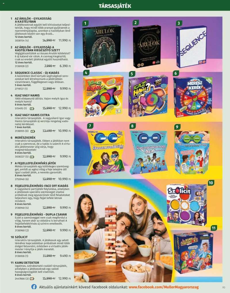 Müller Játékkatalógus 2025 93 oldal