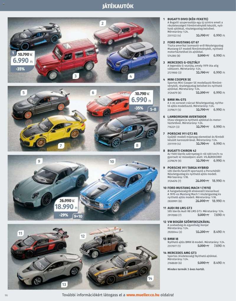 Müller Játékkatalógus 2025 96 oldal