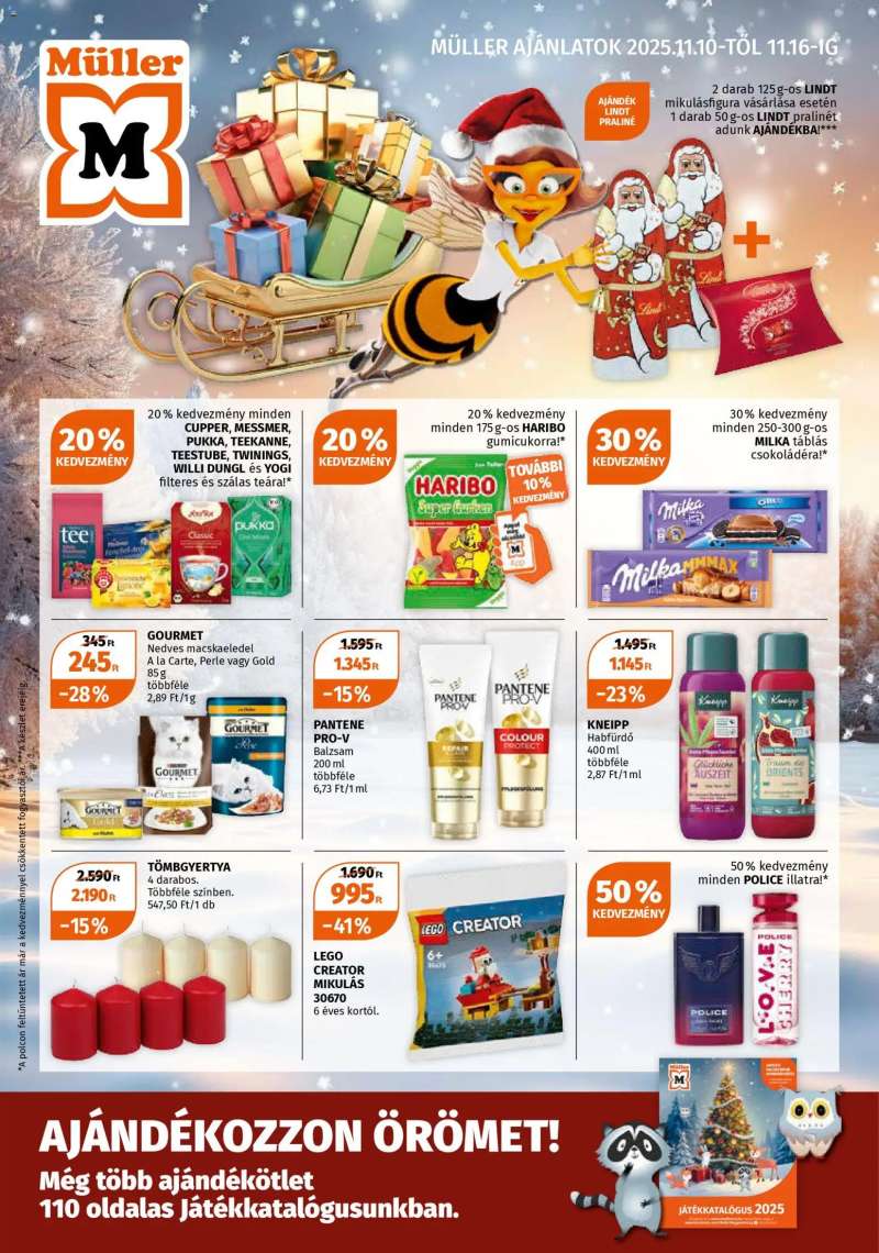 Müller Akciós újság Müller 1 oldal