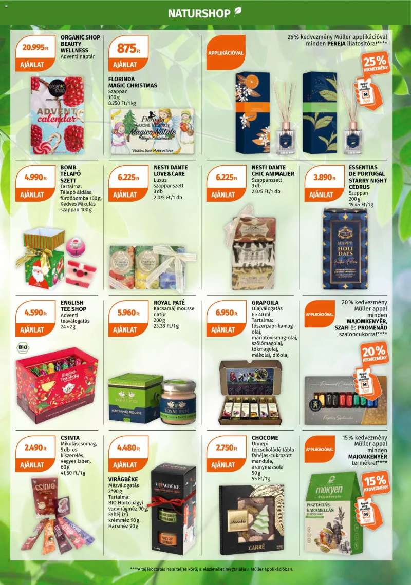 Müller Akciós újság Müller 3 oldal