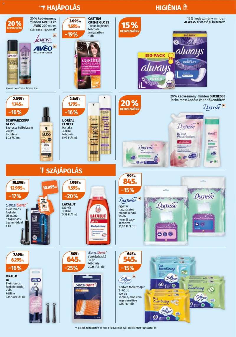 Müller Akciós újság Müller 5 oldal