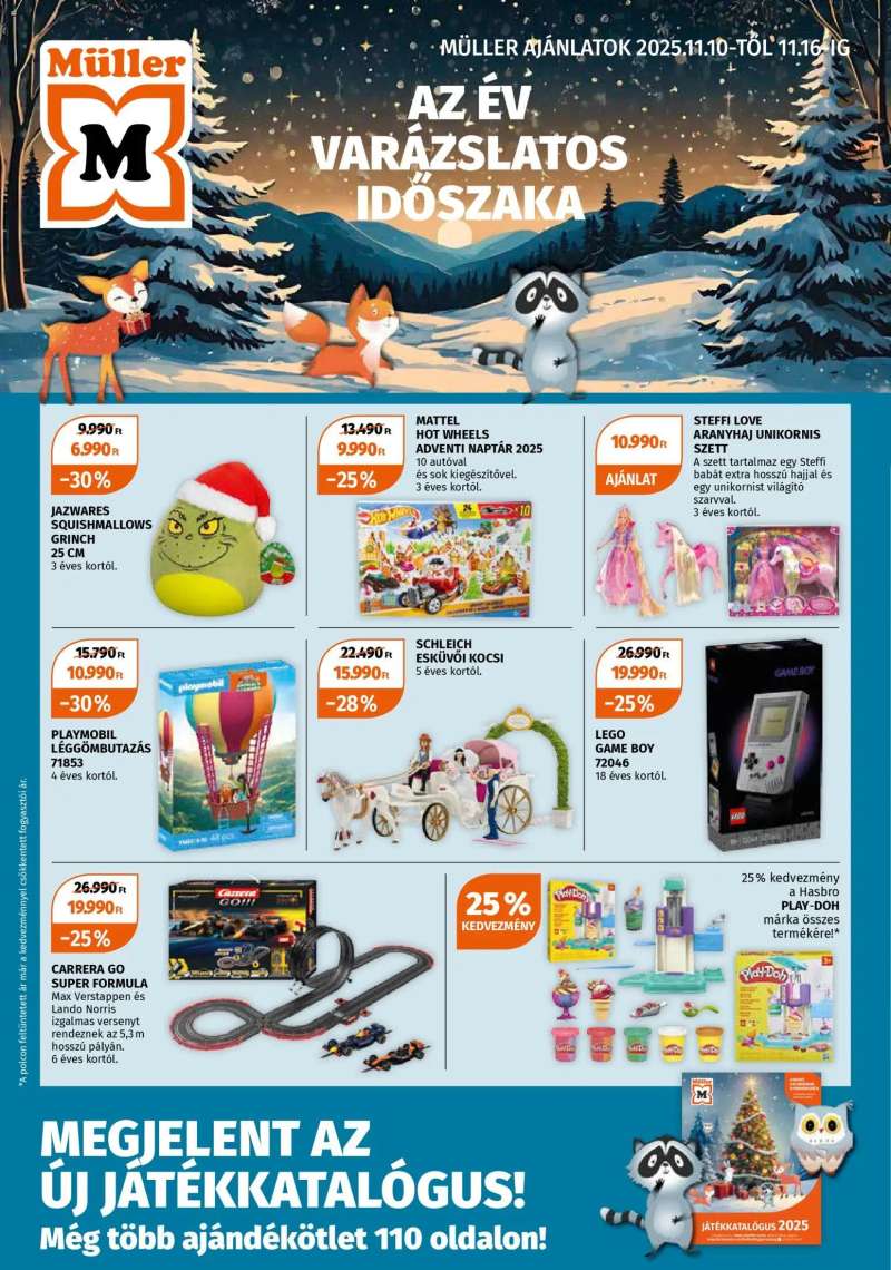 Müller Játékprospektus 1 oldal