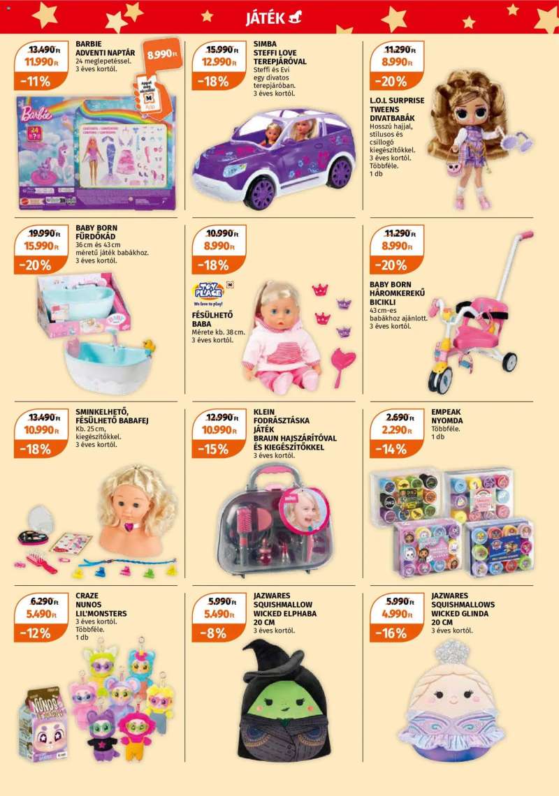 Müller Játékprospektus 3 oldal