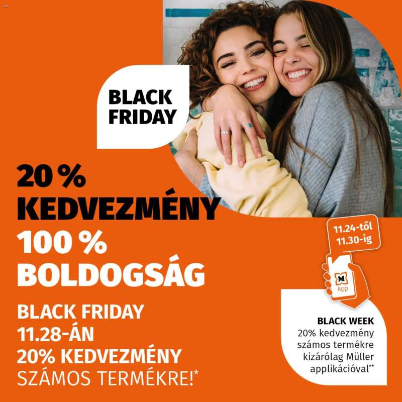 Müller Black Friday 1 oldal