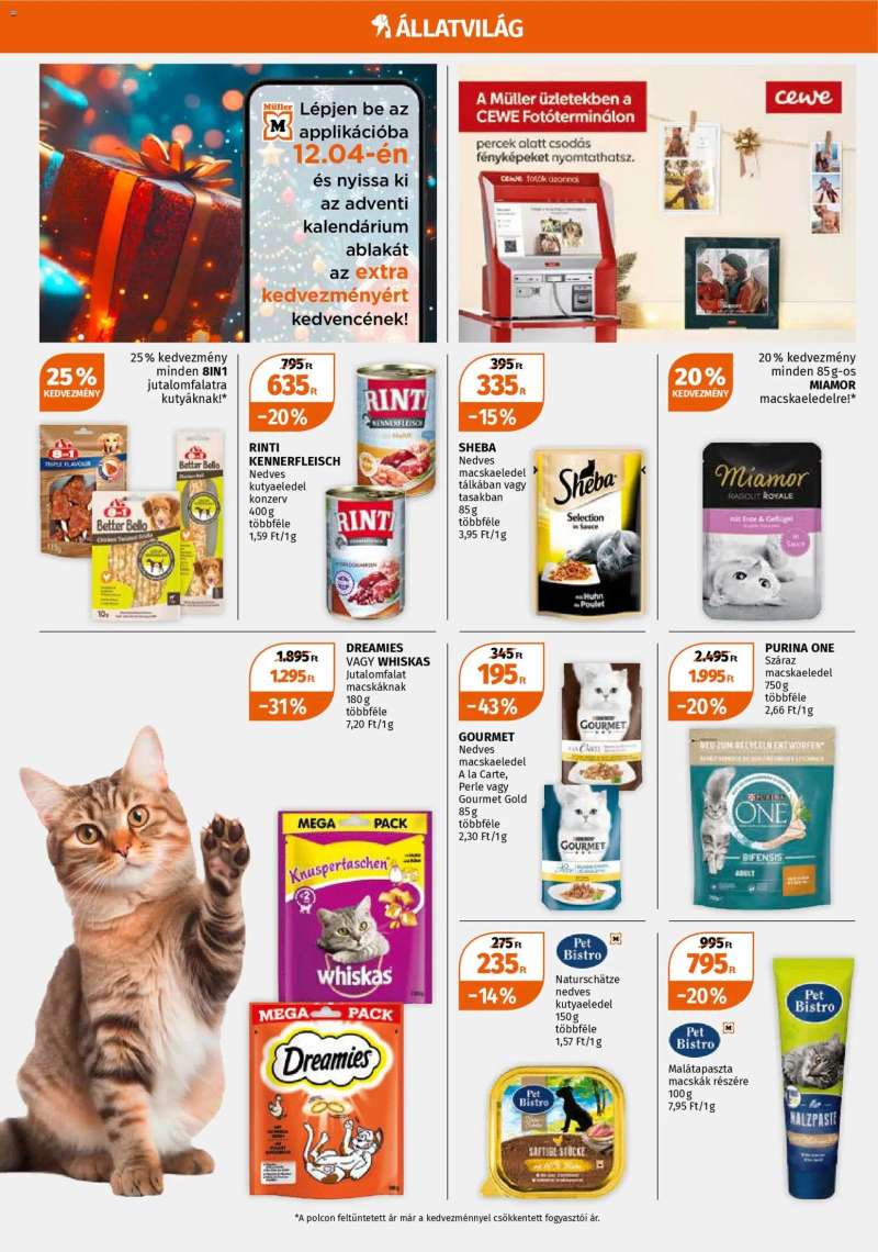 Müller Akciós újság Müller 10 oldal