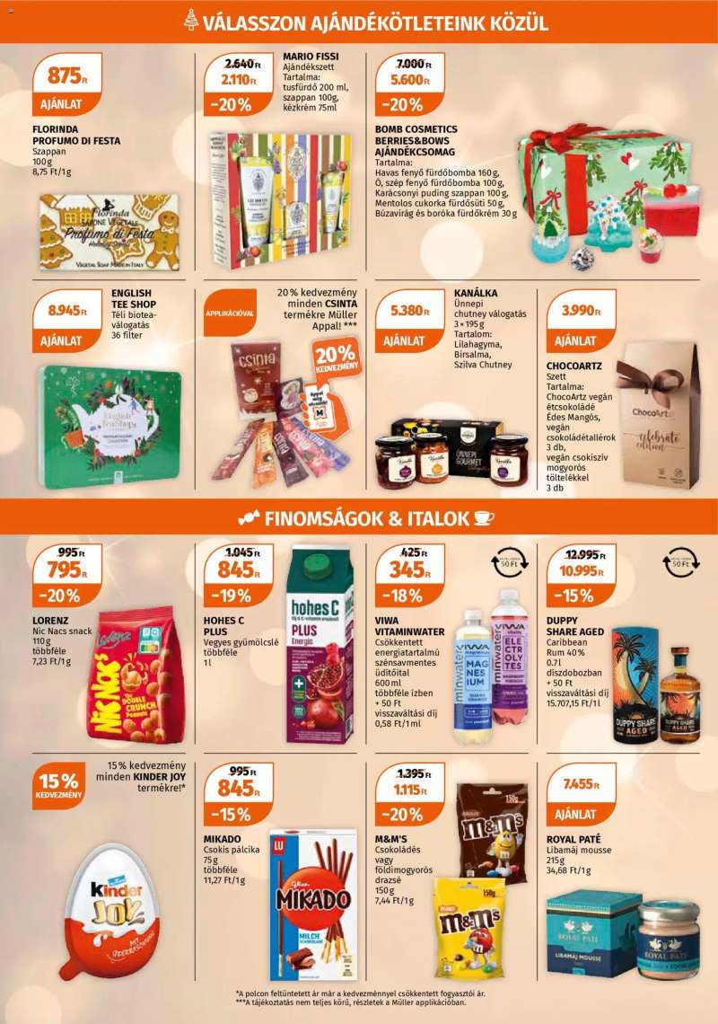 Müller Akciós újság Müller 12 oldal