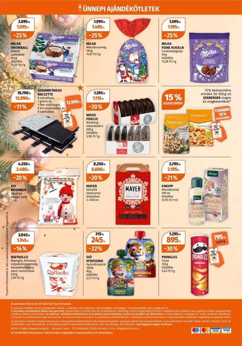 Müller Akciós újság Müller 14 oldal