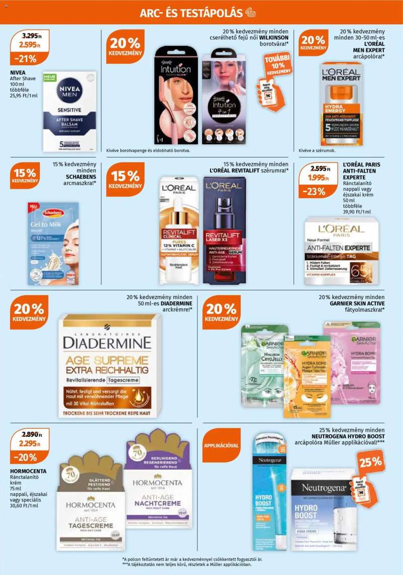 Müller Akciós újság Müller 3 oldal