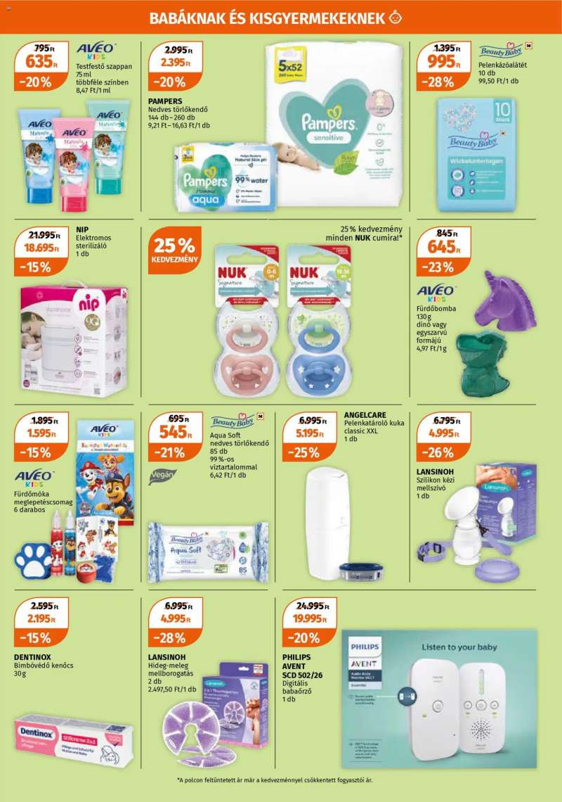 Müller Akciós újság Müller 9 oldal