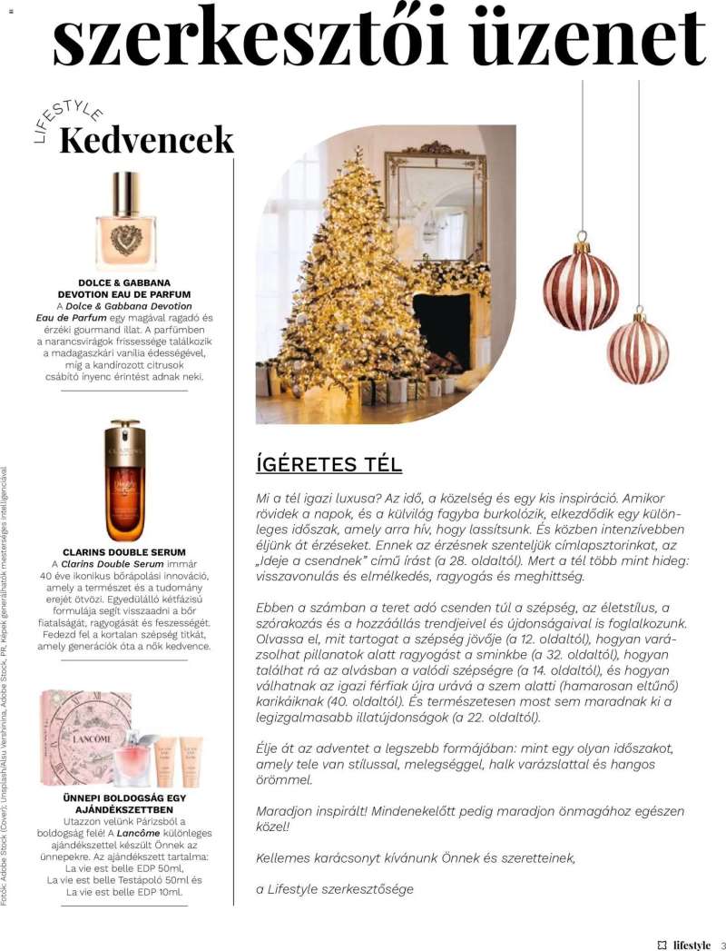 Müller Lifestyle magazin 3 oldal