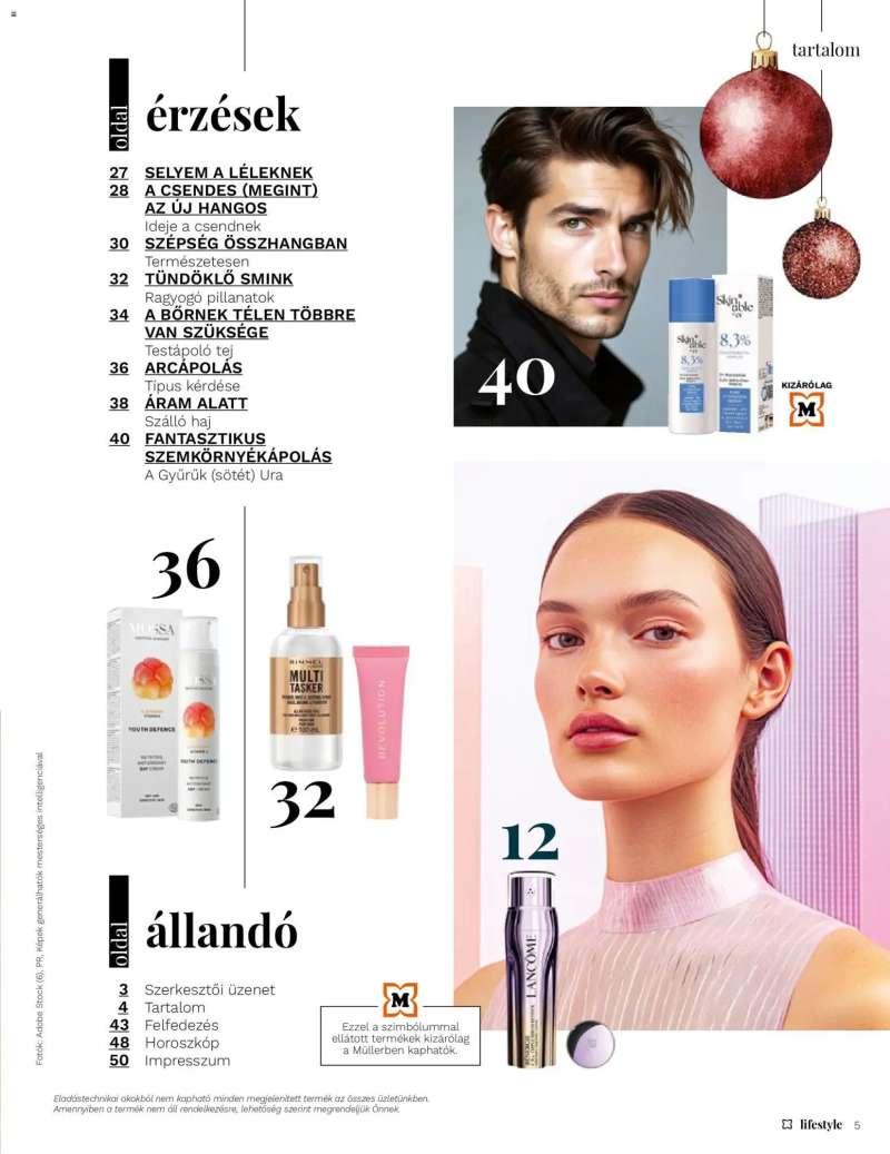 Müller Lifestyle magazin 5 oldal