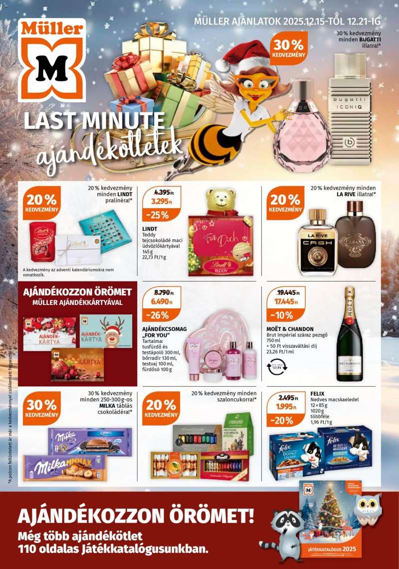 Müller Akciós újság Müller 1 oldal