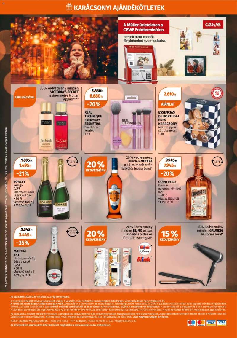 Müller Akciós újság Müller 12 oldal