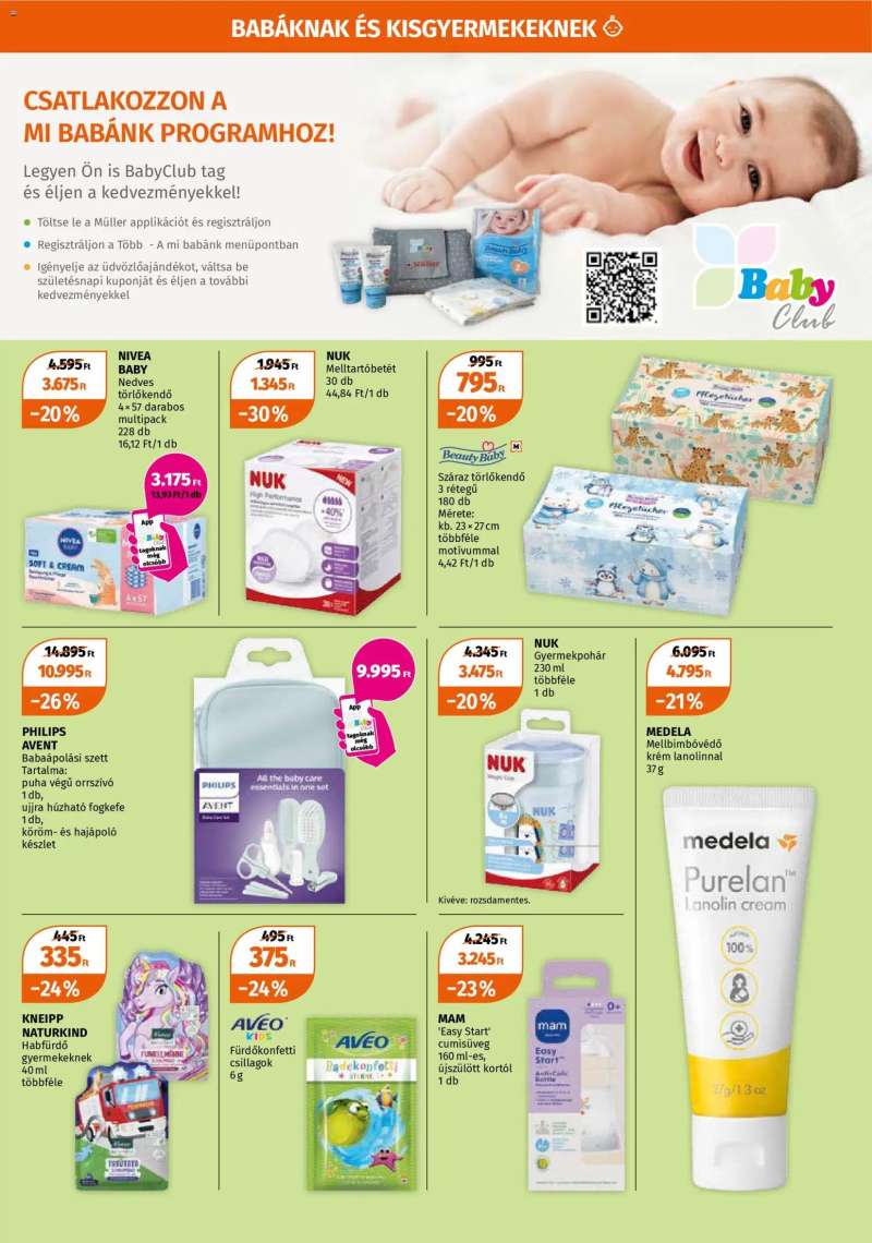 Müller Akciós újság Müller 7 oldal