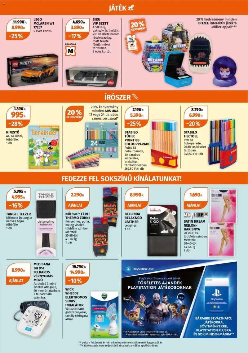 Müller Akciós újság Müller 11 oldal