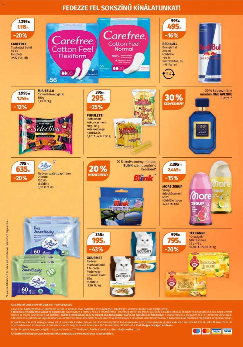 Müller Akciós újság Müller 12 oldal