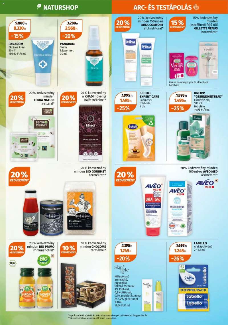 Müller Akciós újság Müller 3 oldal