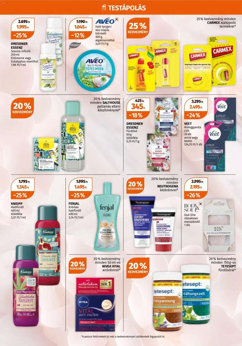 Müller Akciós újság Müller 4 oldal